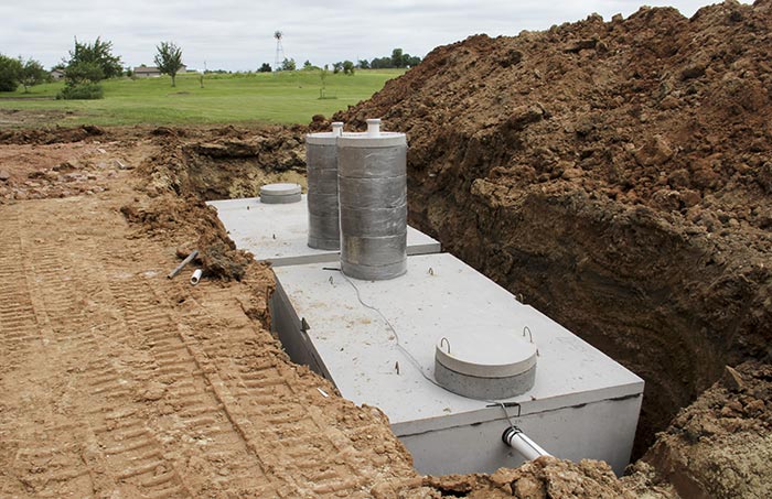 install septic tanks
